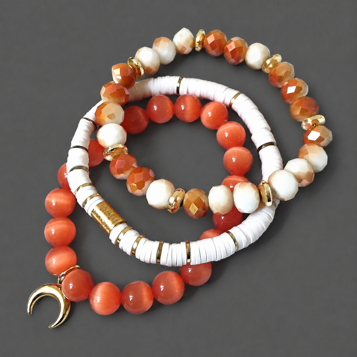 Orange-sicle Bracelet Set
