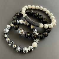 Kiwi Jasper Bracelet Set