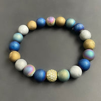 Multi Druzy Pavé Bracelet