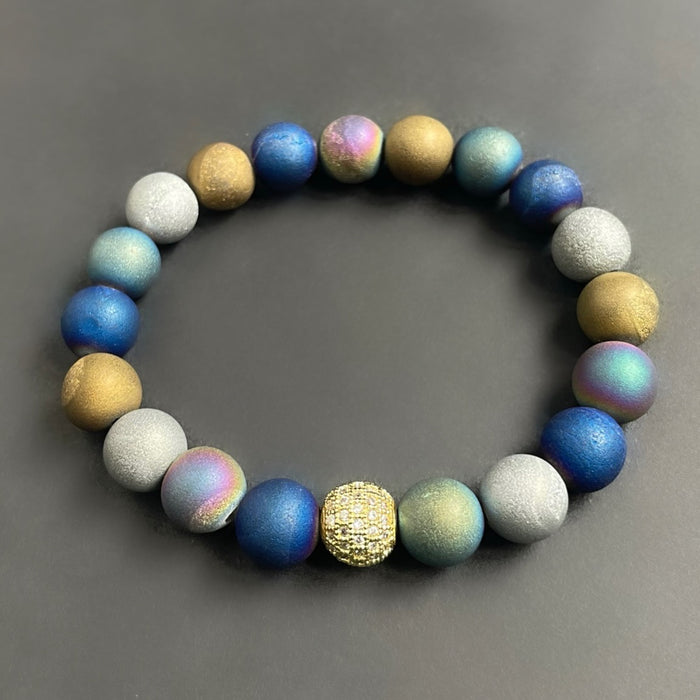 Multi Druzy Pavé Bracelet