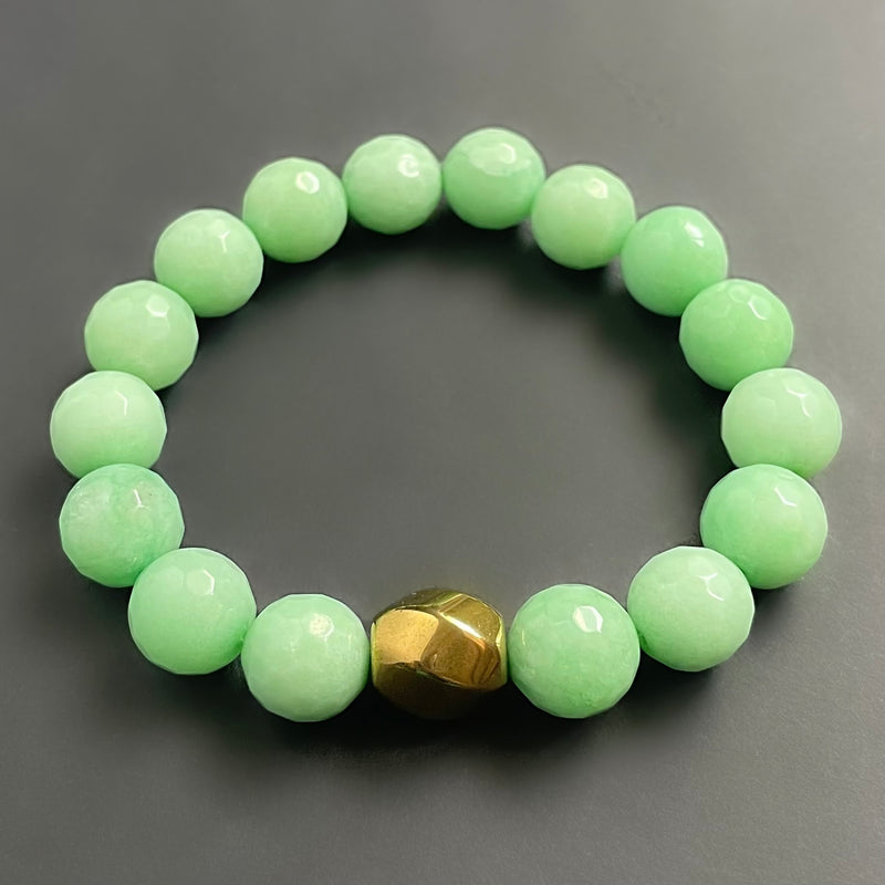 Mint Green Jade Bracelet