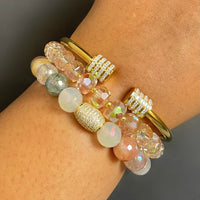 Rutilated Quartz Bangle Set