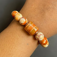 Rust Agate Bracelet