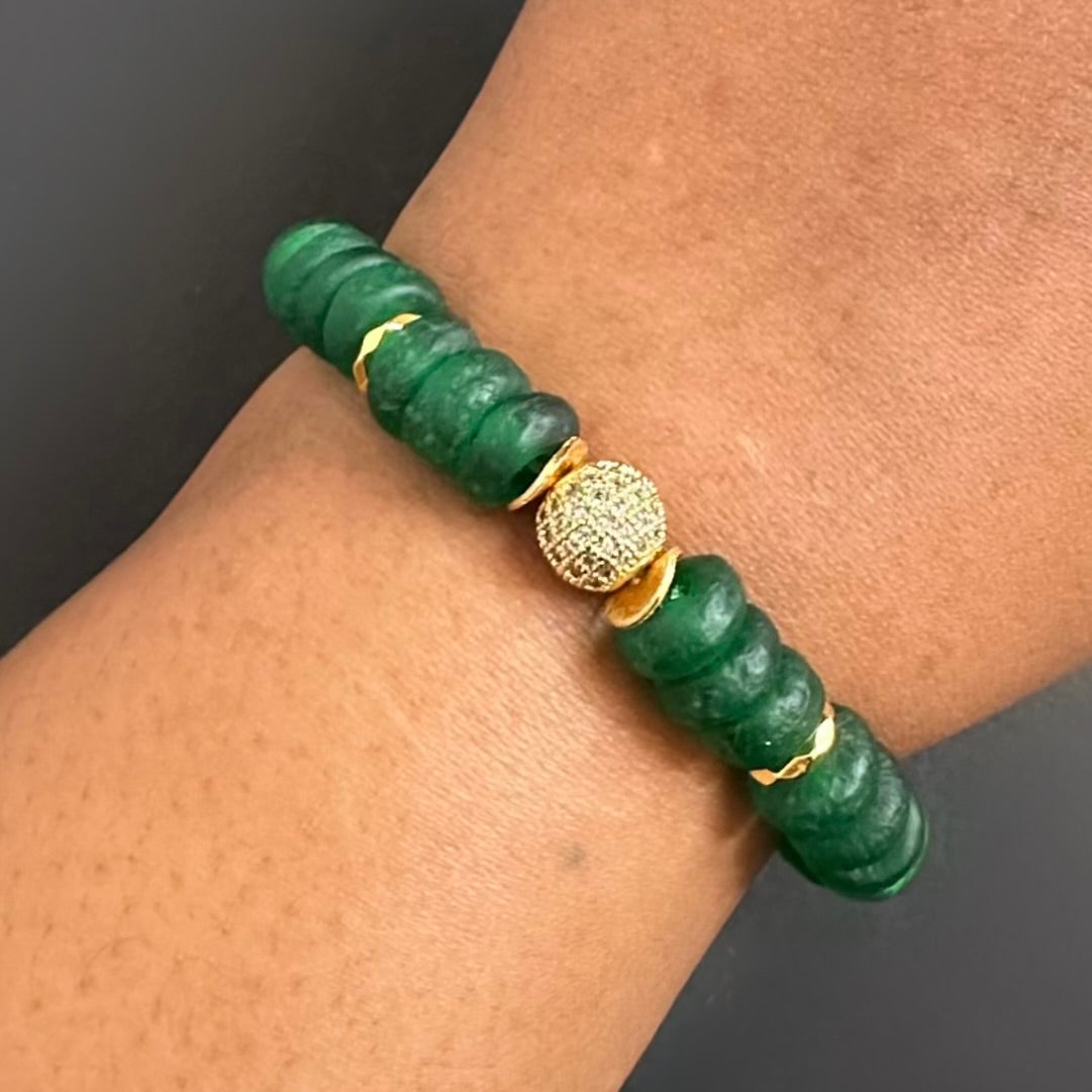 Emerald Glow Bracelet