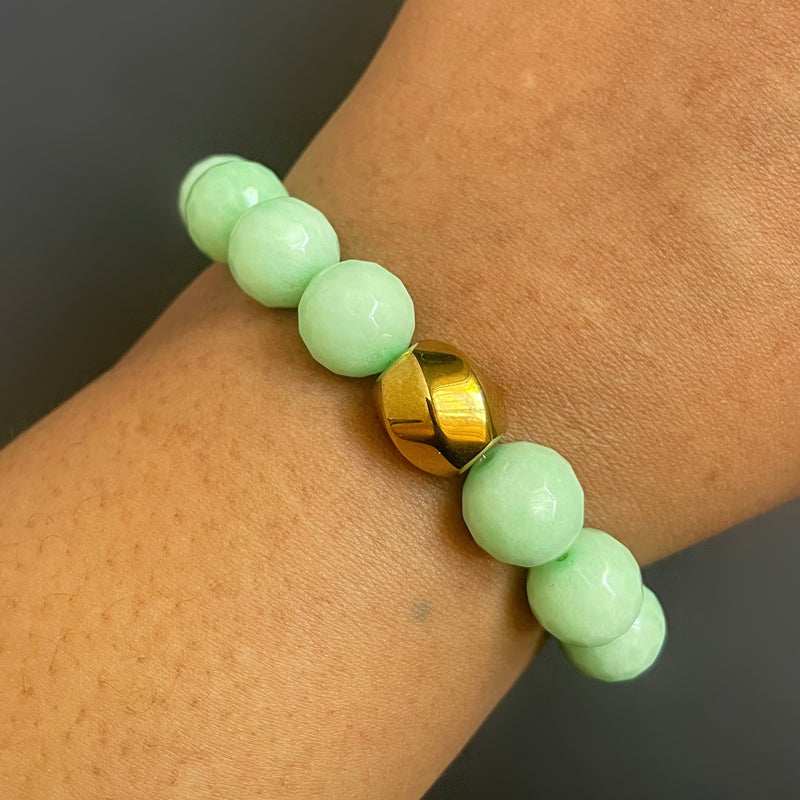 Mint Green Jade Bracelet