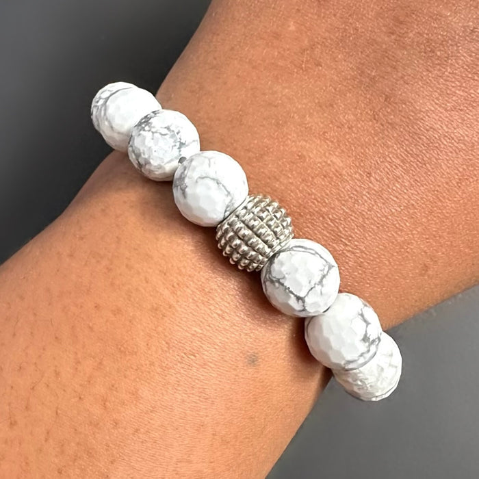White Howlite Bracelet