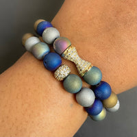 Multi Druzy Pavé Bracelet