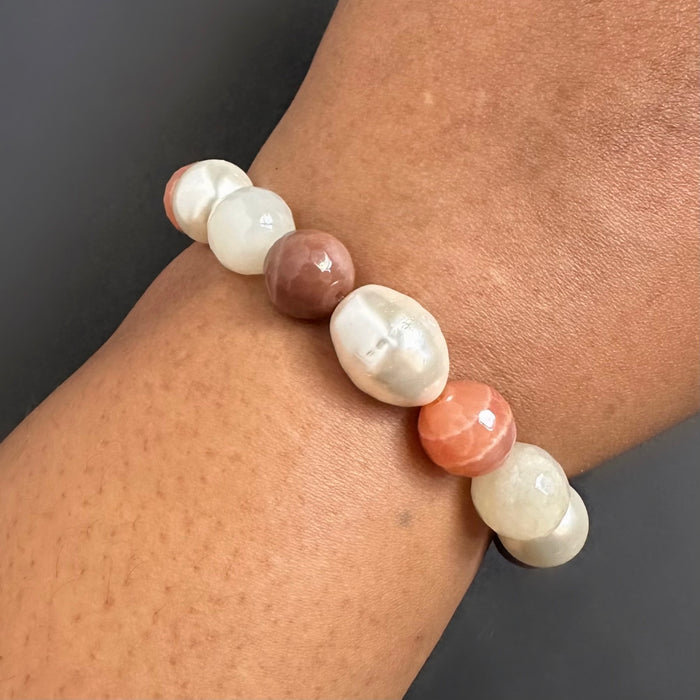 Peach Mocha Bracelet