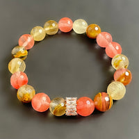 Fire Cherry Quartz Bracelet