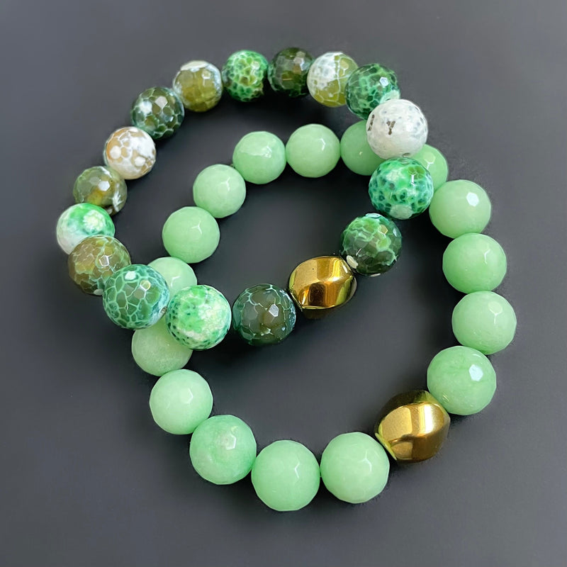 Mint Green Jade Bracelet