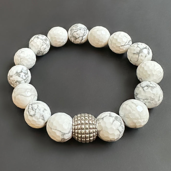 White Howlite Bracelet