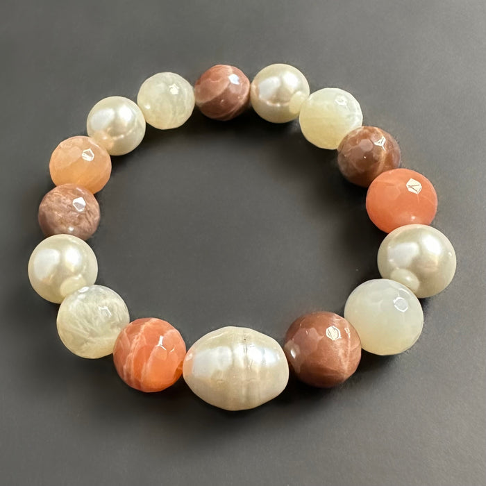 Peach Mocha Bracelet