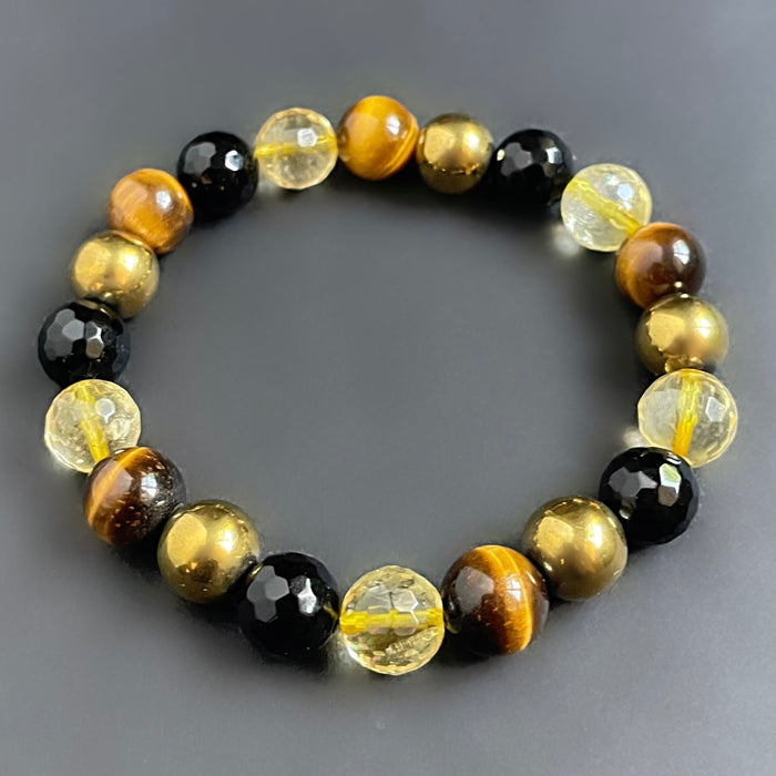 Chrysta Bracelet - Onyx And Tiger’s Eye