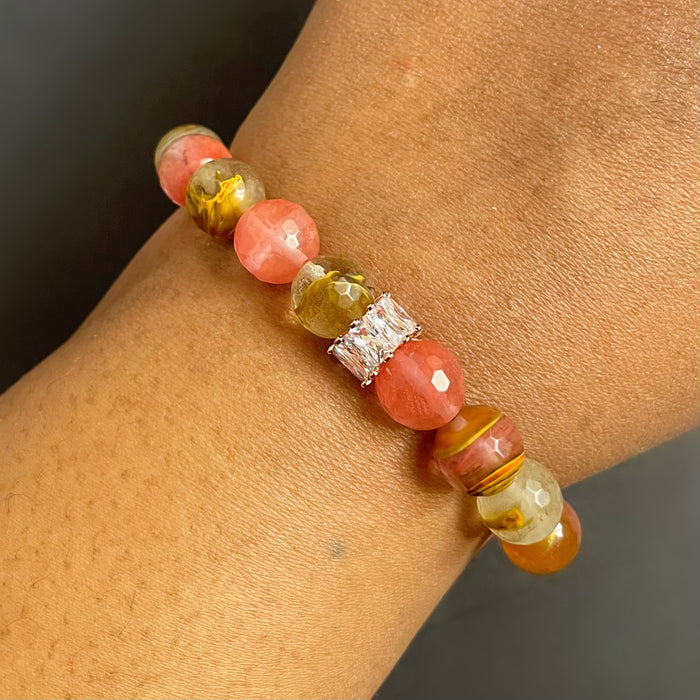 Fire Cherry Quartz Bracelet